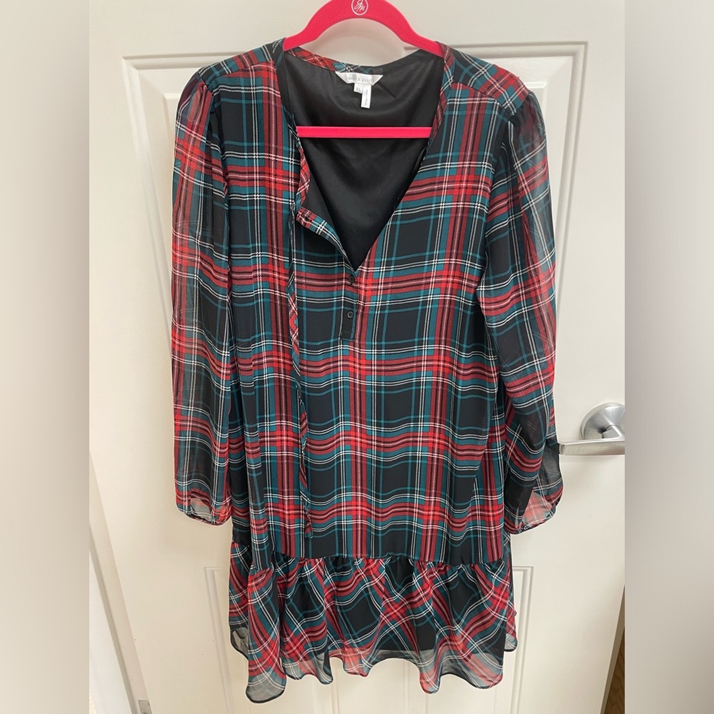 EUC Draper James Ruffle Shift Dress- XL